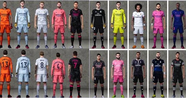 real madrid kit pes 2020