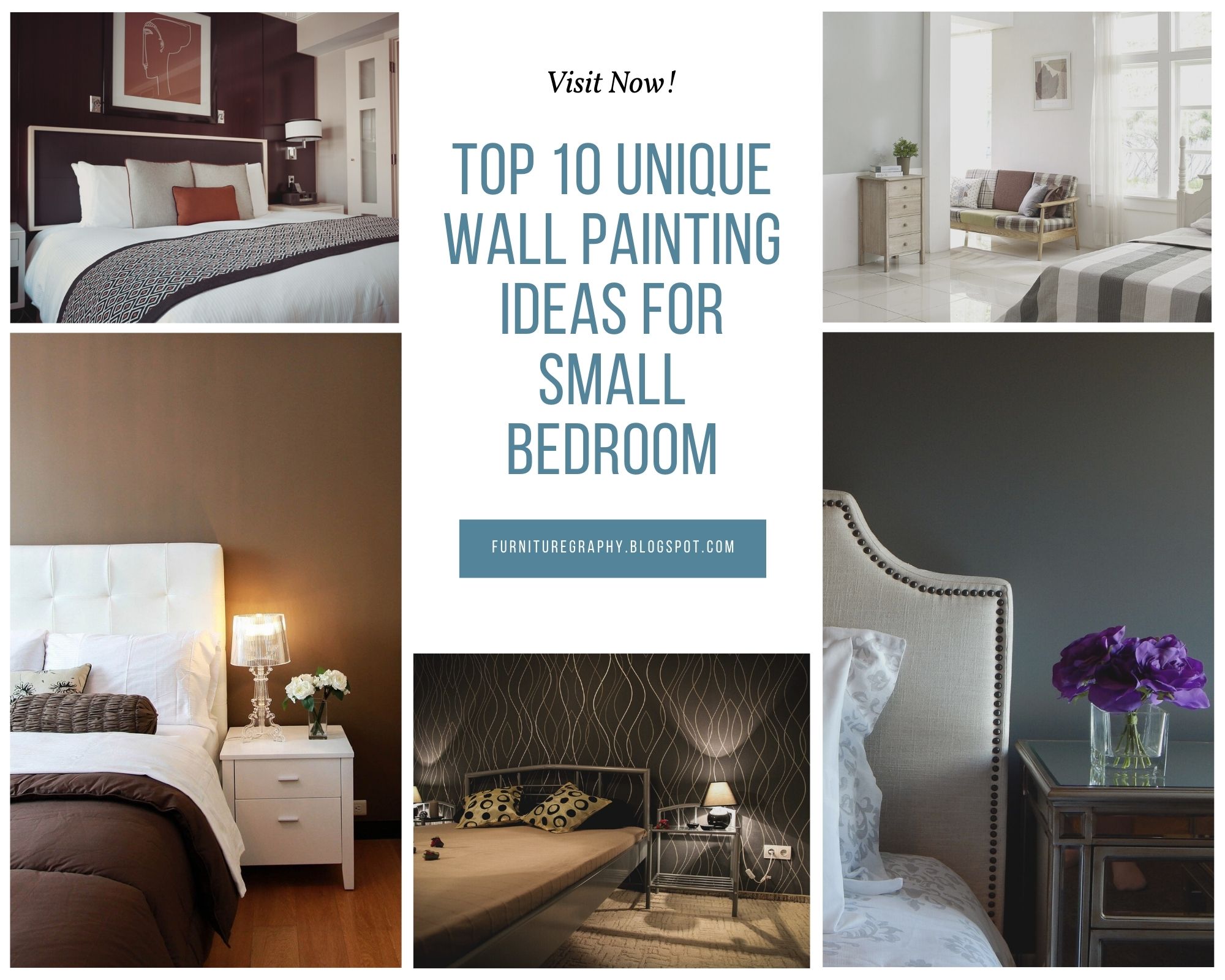 Top 10 Unique Wall Painting Ideas for Small Bedroom Furniture