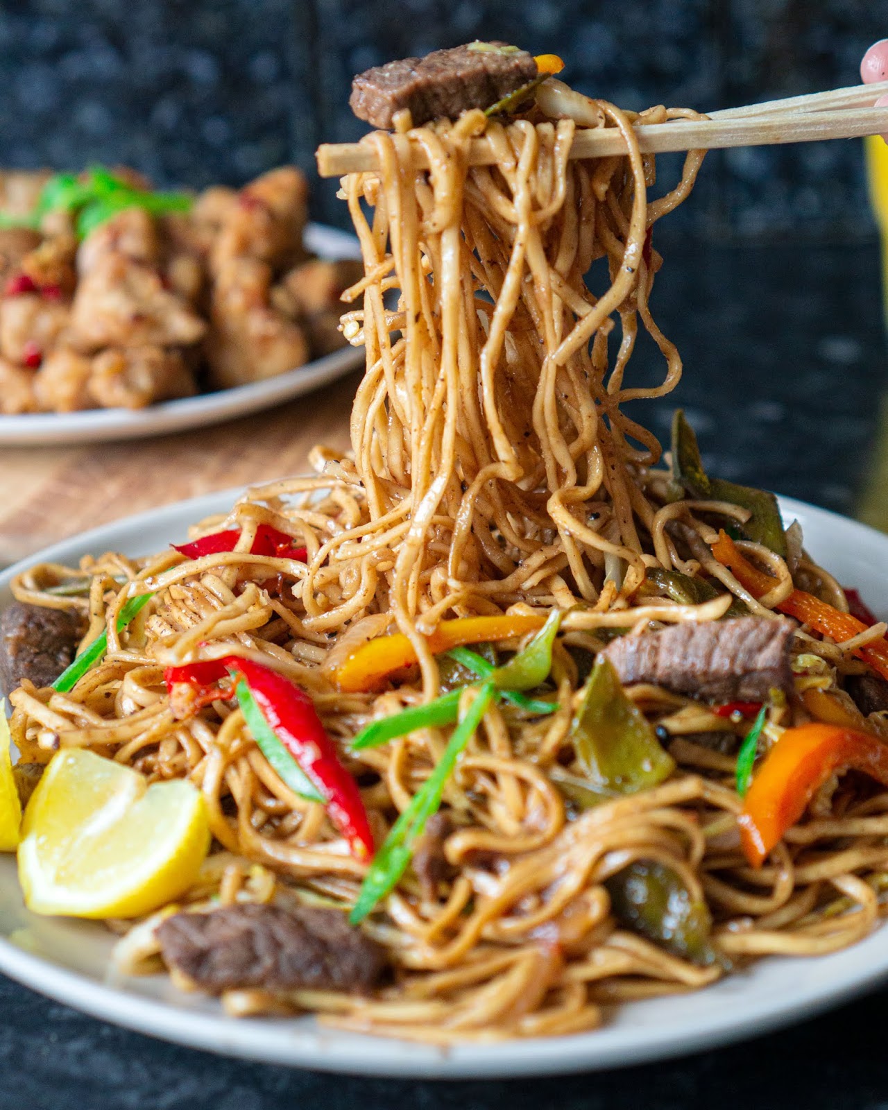 Chinese Beef Chow Mein Recipe | Hungry for Goodies | Hungry for Goodies