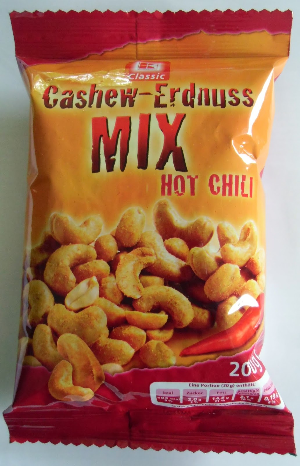 Chilihead77.de: Kaufland - K-Classic Cashew-Erdnuss Mix Hot Chili