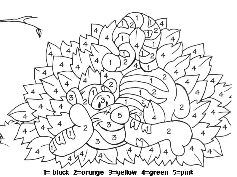 Color By Number Coloring Pages Printable Fun, Free and Easy