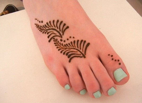 New Mehndi Designs – Beautiful Foot Mehndi Designs # p4