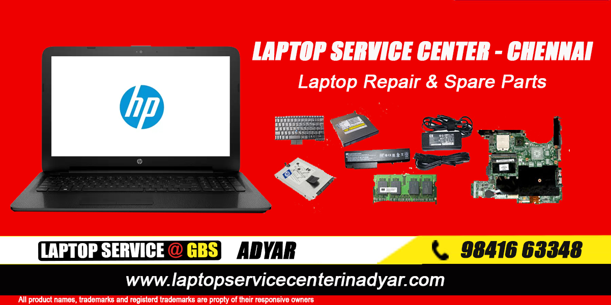 HP Laptop Service Center In Adyar Chennai