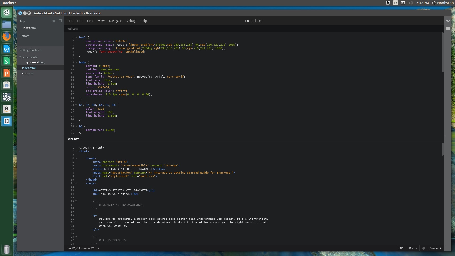bracket text editor