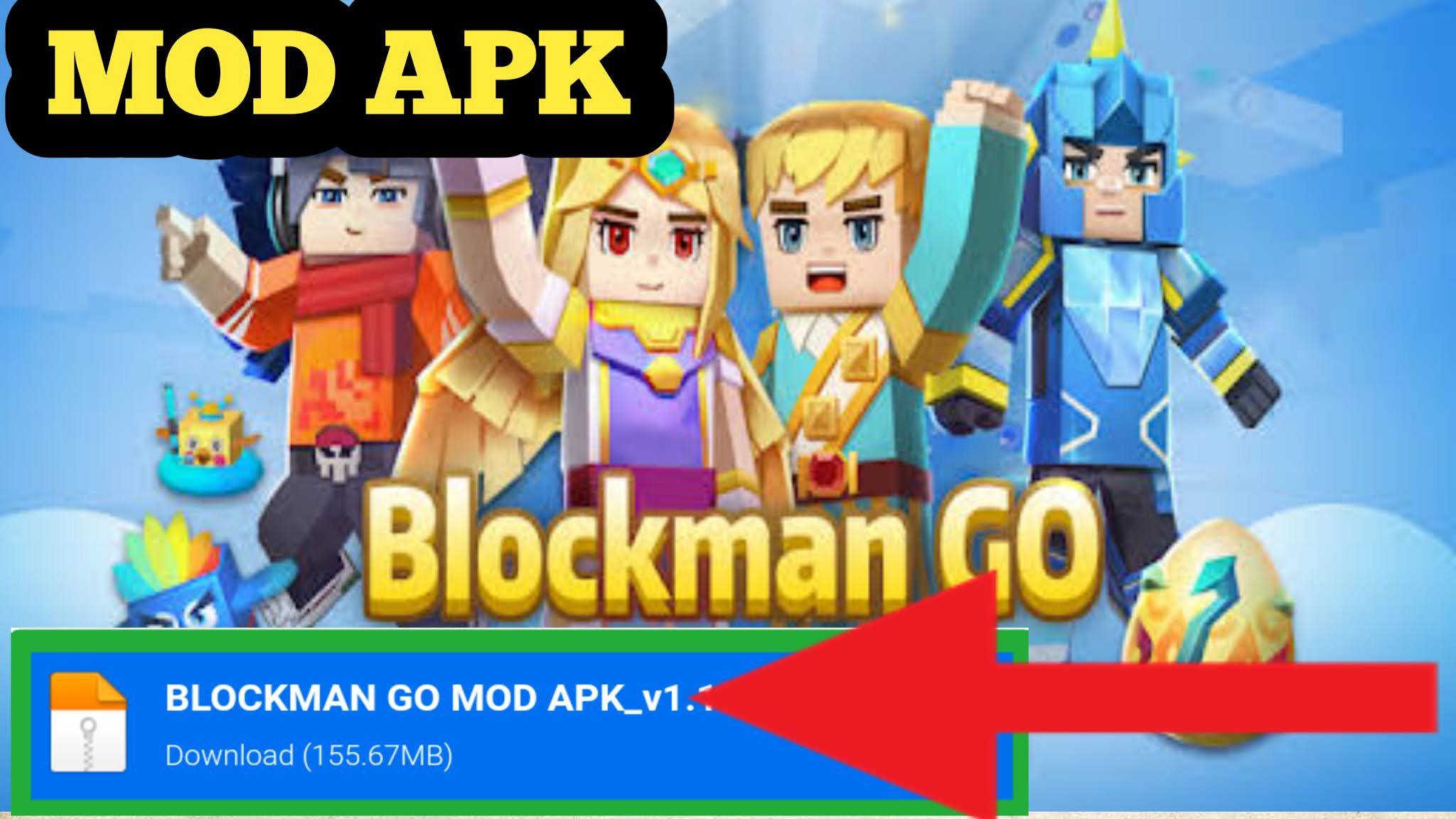 Blockman Go Mod Apk Unlimited Gcubes Money 2021
