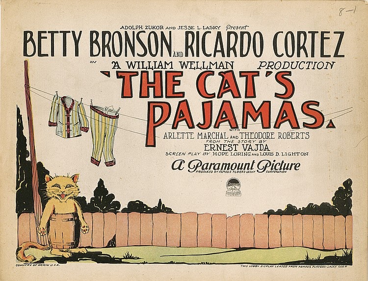Count Every Mystery Lost Media The Cat's Pajamas (1926)