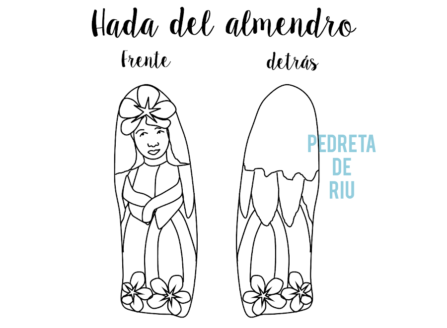 COMO PINTAR PIEDRAS CON HADA DEL ALMENDRO PASO A PASO