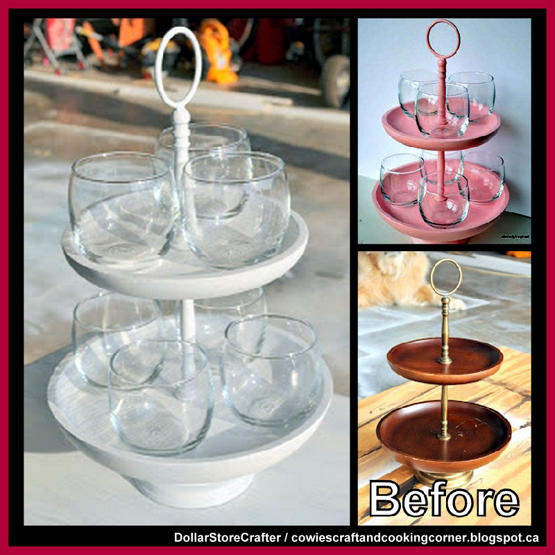 Dollar Store Crafter DIY 2 Tier Lazy Susan