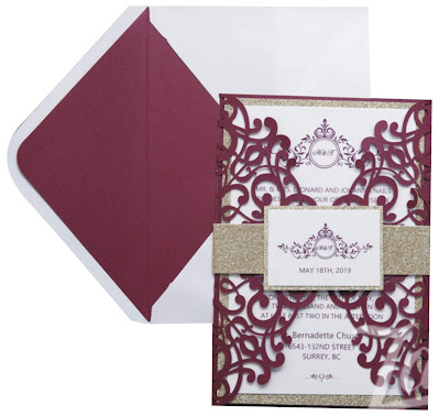 red laser Wedding Cards Lahore Pakistan