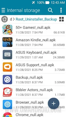 Backup File APK Aplikasi Android
