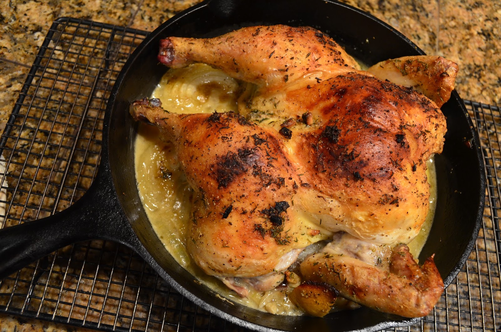 Come To Dinner: Skillet Roasted Lemon Chicken by Barefoot Contessa