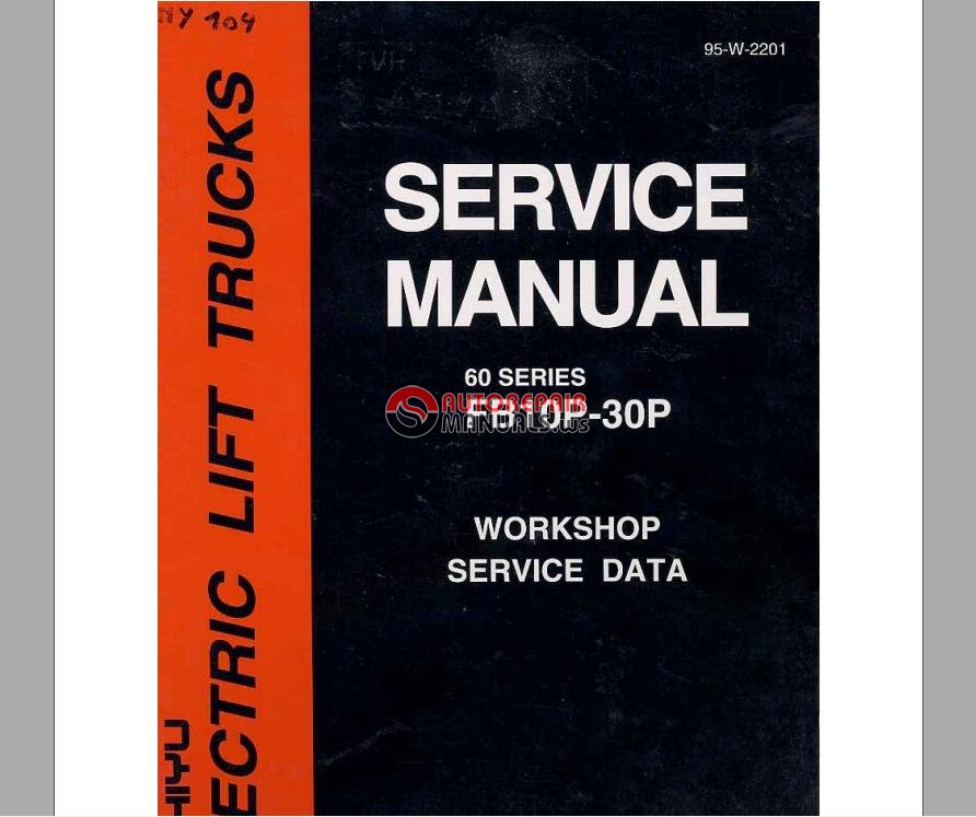 Auto Repair Manuals Nichiyu Forklift Service Manual