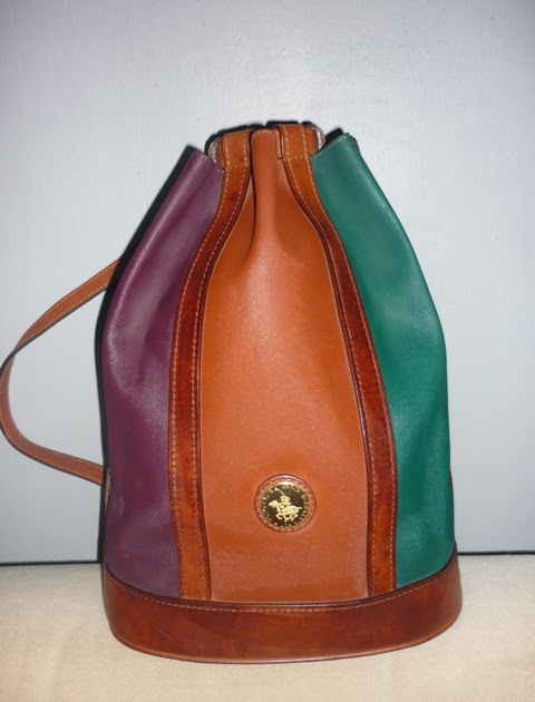 YUS BRANDED BAG: Authentic Santa barbara leather bag