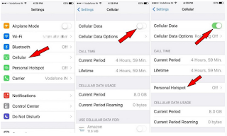 Cara Pengaturan dan Gunakan Hotspot Pribadi di iPhone X, iPhone 8 (Plus), iPhone 7 (+):