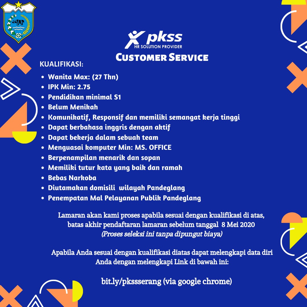 Lowongan Kerja Pt Prima Karya Sarana Sejahtera Pkss Untuk Beberapa Posisi Khusus Wilayah Pandeglang Info Lowongan Kerja Terbaru Info Lowongan Kerja