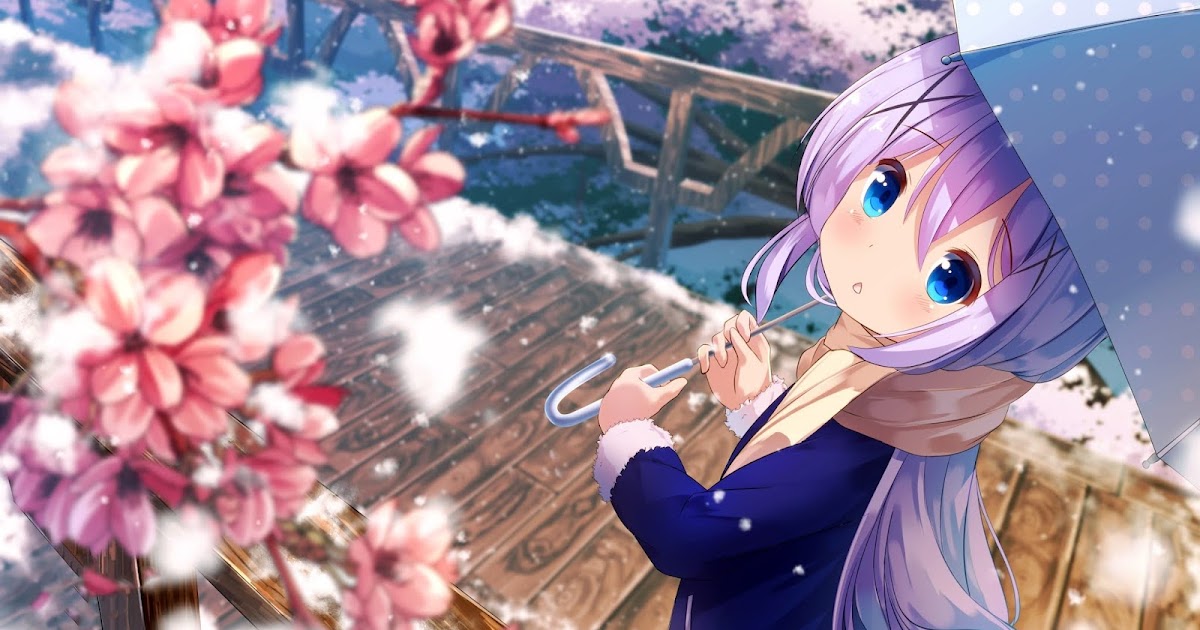 Spring Anime Girl Wallpaper
