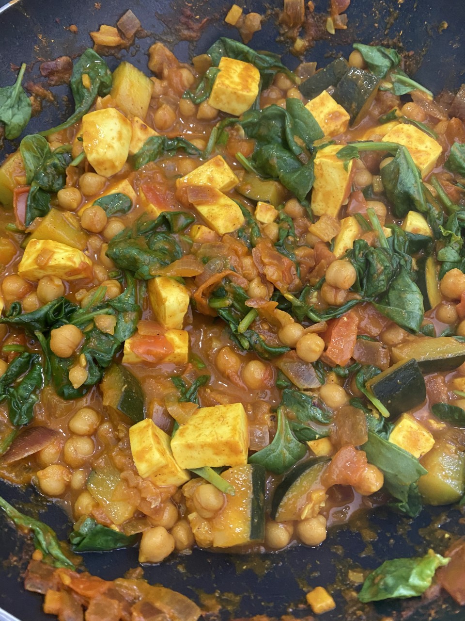 Bistro Becs and Family Chickpea & Paneer Curry
