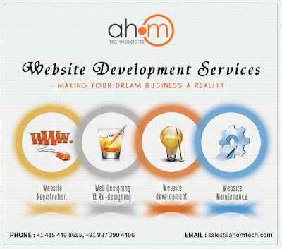 Web Development Services by Ahom Technologies