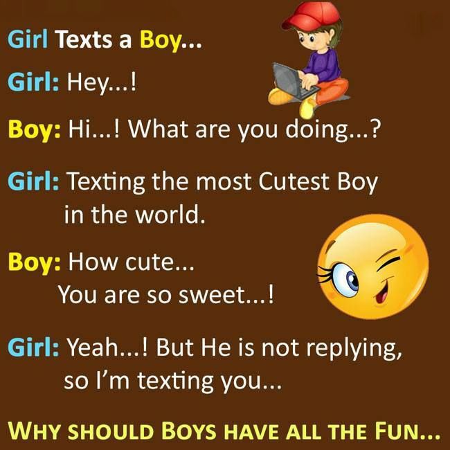 Jokes in English Boys and Girls Funniest Jokes