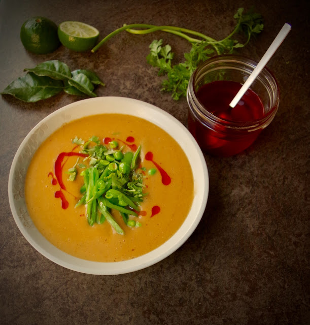 Ottolenghi's Thai Red Lentil Soup with Aromatic Chile Oil