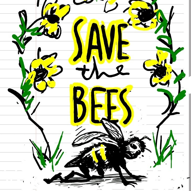 Justin Green Cartoon Art: SAVE THE BEES Campaign