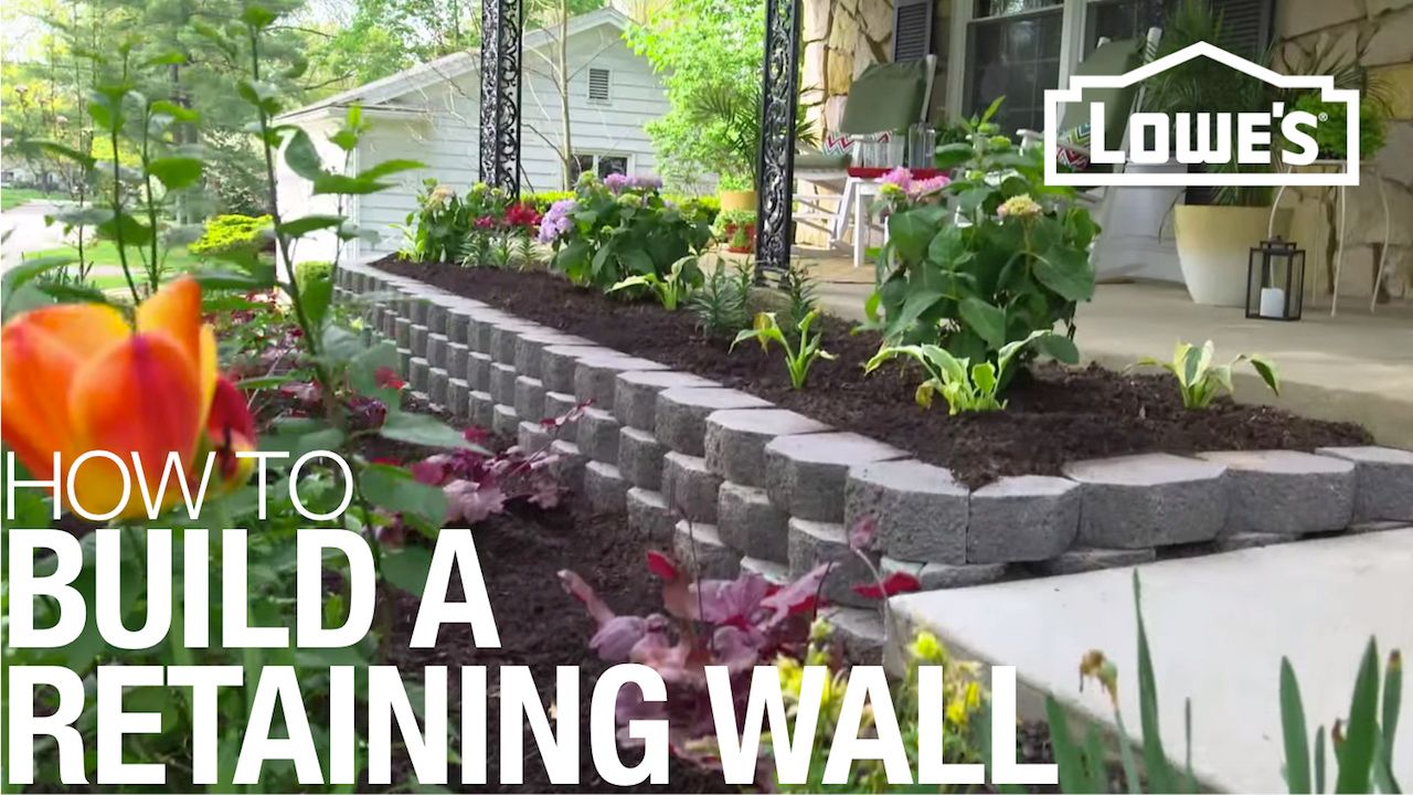 How To Build A Garden Wall Home Ideas