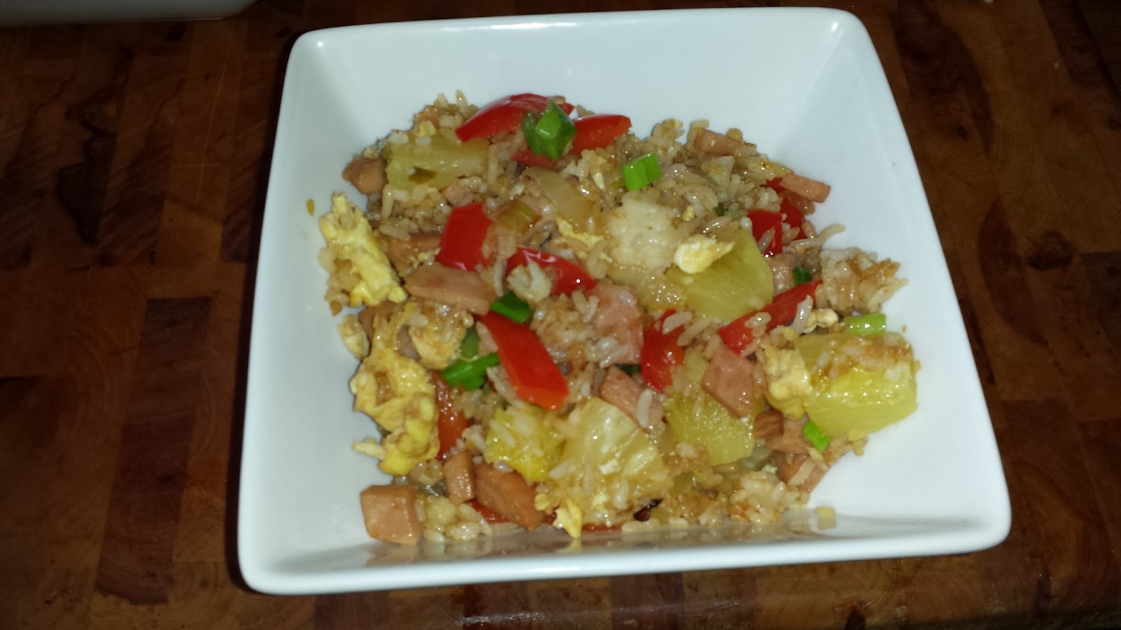 Cyndaverse Hawaiian Rice Bowl With Spam Spamtastic fried rice