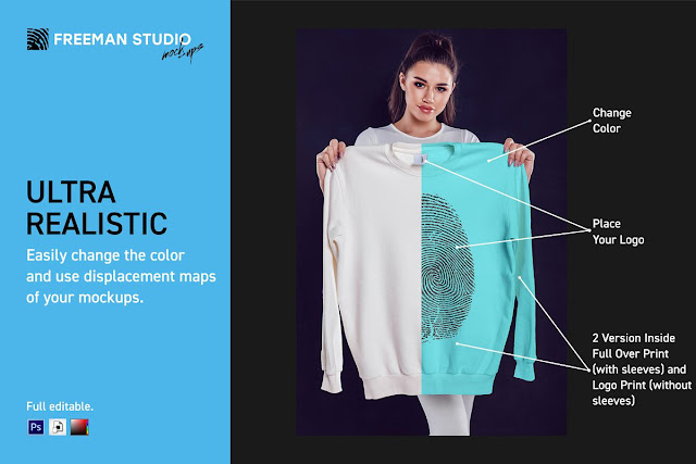 Sweatshirt Mock-Up Set 4667065 5 Sweatshirt Mock Up Set 4667065