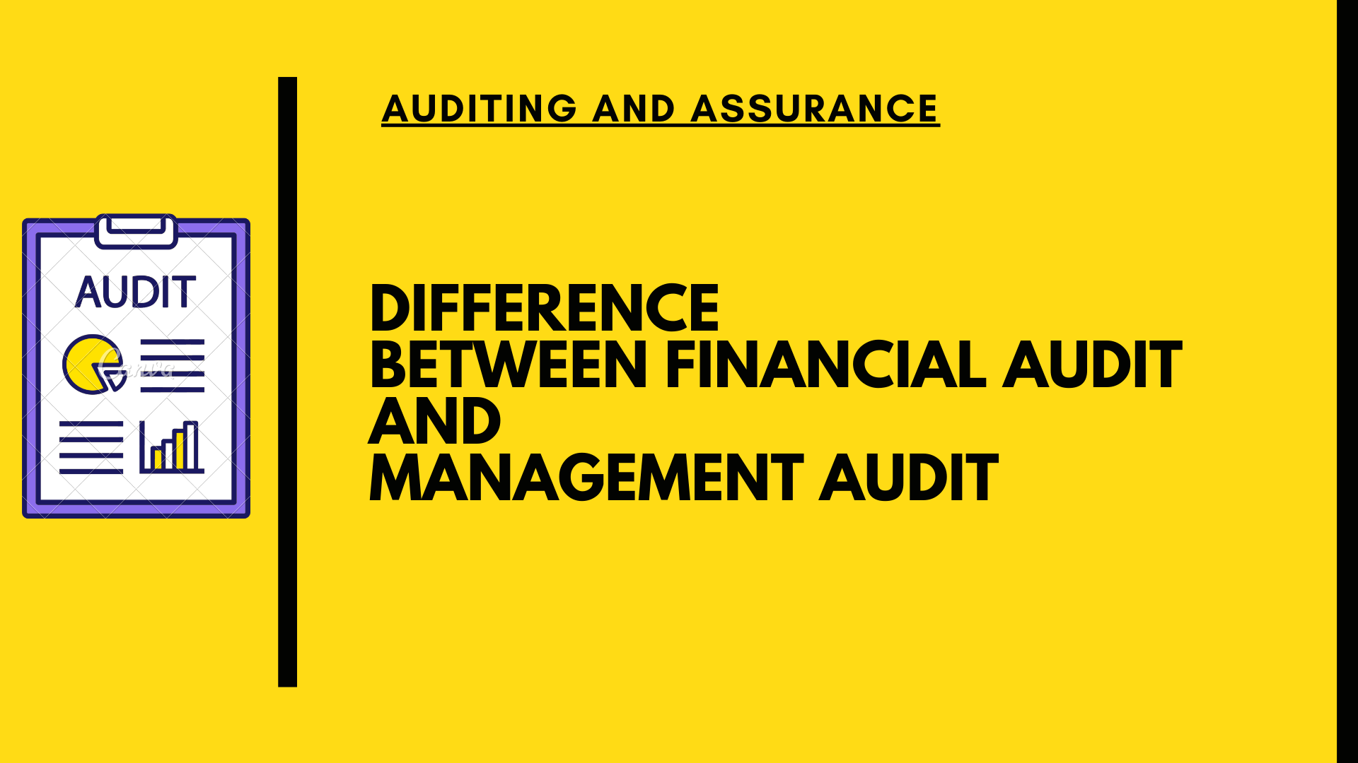 Difference between Financial Audit and Management Audit Auditing