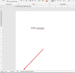 Cara Koreksi Tulisan Bahasa Inggris di Ms Word