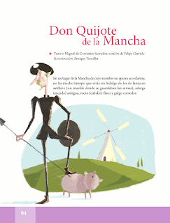 Don Quijote de la Mancha - Español Lecturas 5to 2014-2015