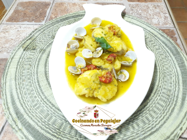 Rape a la Marinera con Amejas y Gambones