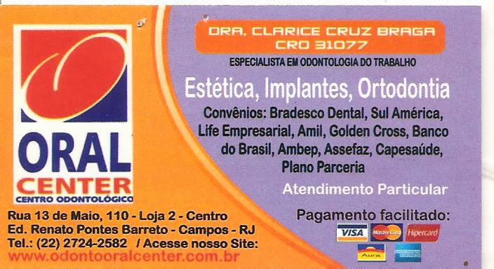 Oral Center - Drª Clarice Cruz Braga