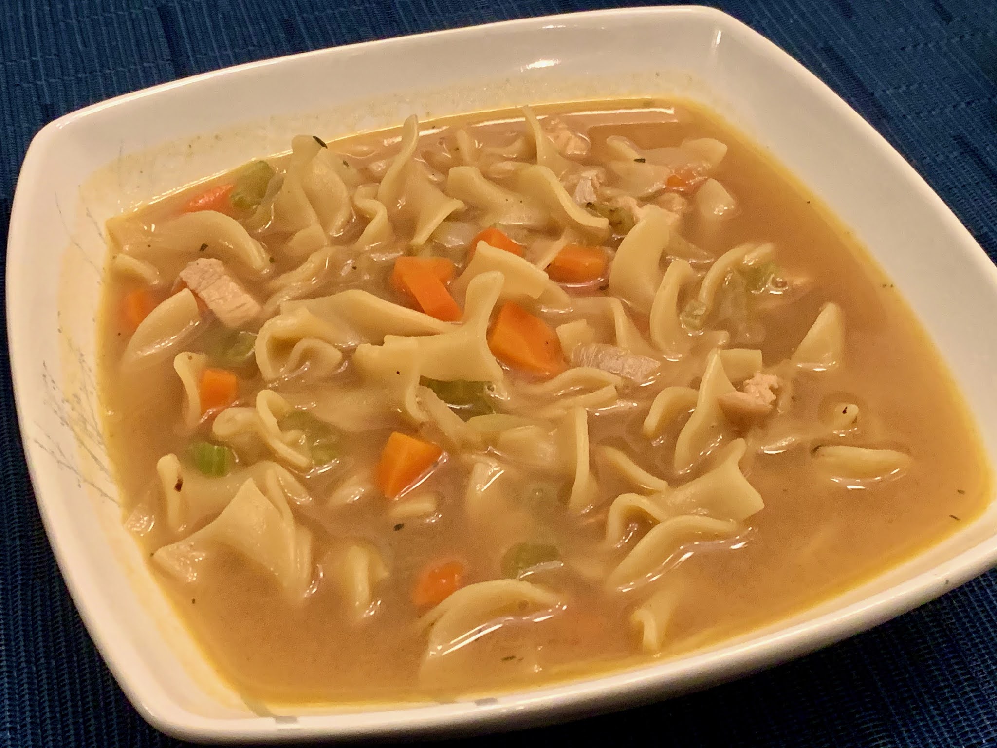 Cook In / Dine Out: Chicken Noodle Soup with Homemade Broth