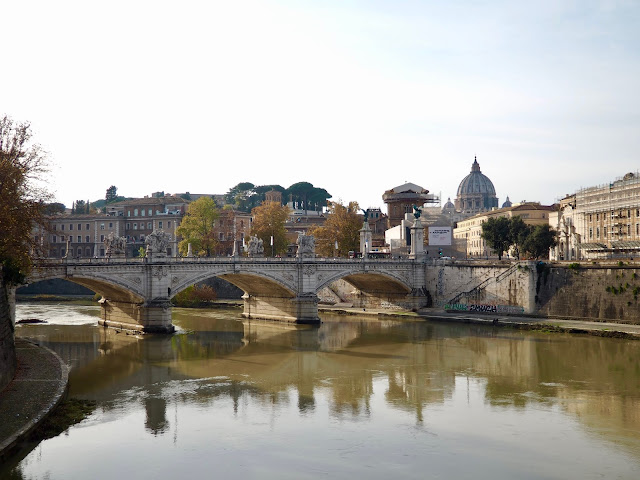 Ponte Vittorio Emanuele II leading to Vatican City, Rome, Italy