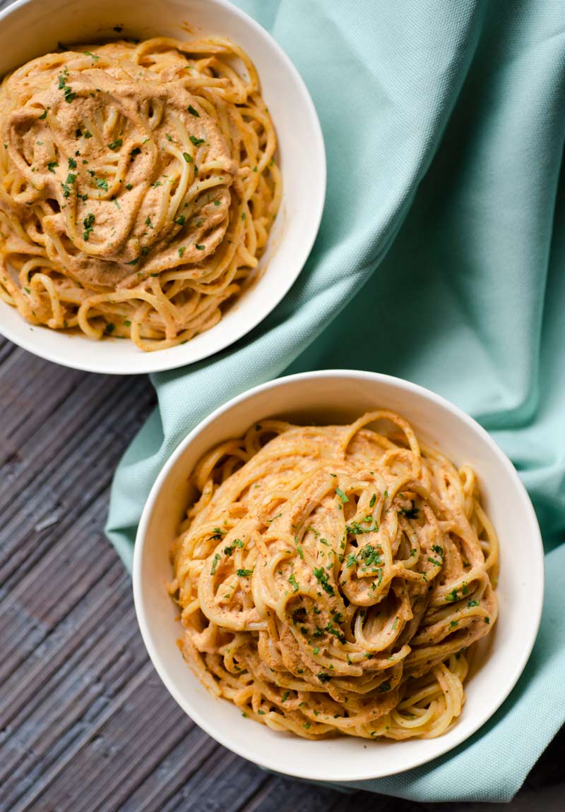 Vegan Creamy Chipotle Pasta Summer Entertaining Recipes