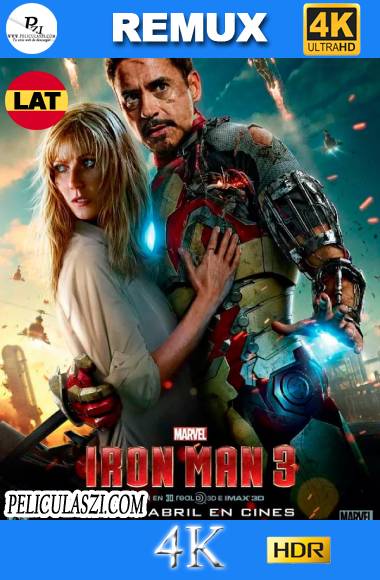 Iron Man 3 (2013) Ultra HD REMUX 4K HDR Dual-Latino VIP