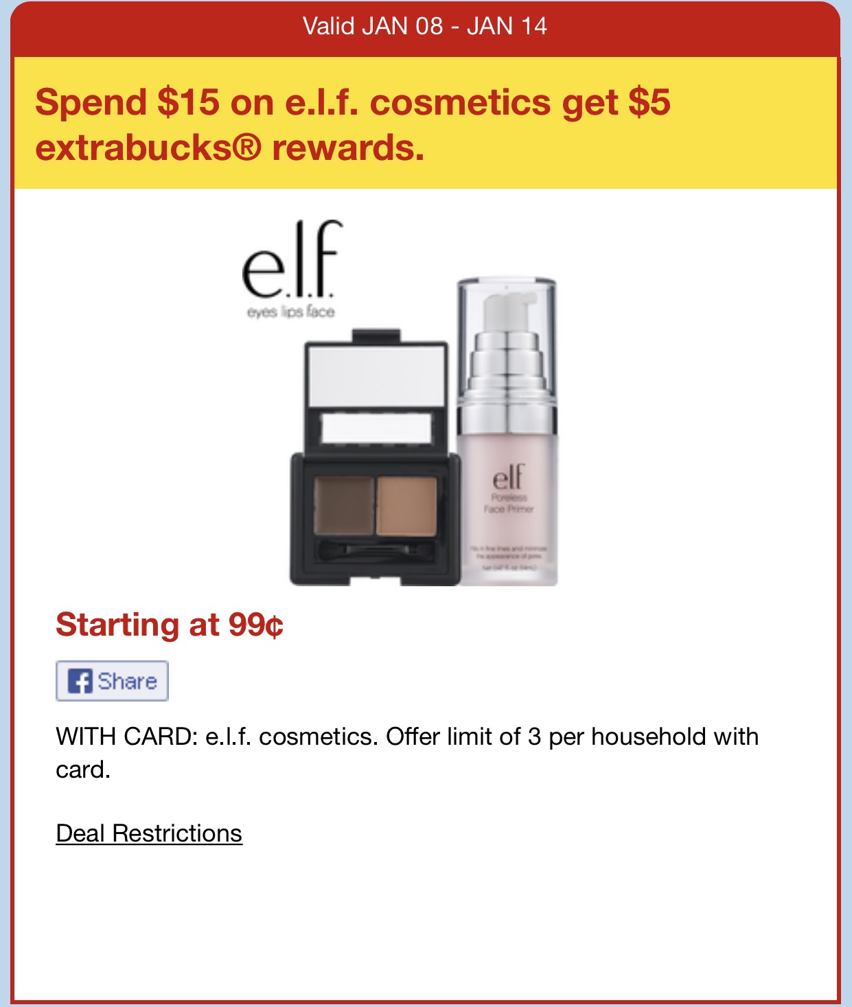 Swatch That CVS Beauty Deals Valid from January 8 to January 14, 2017