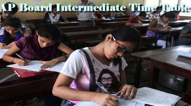 AP Board Intermediate Time Table AP Board Intermediate Time Table