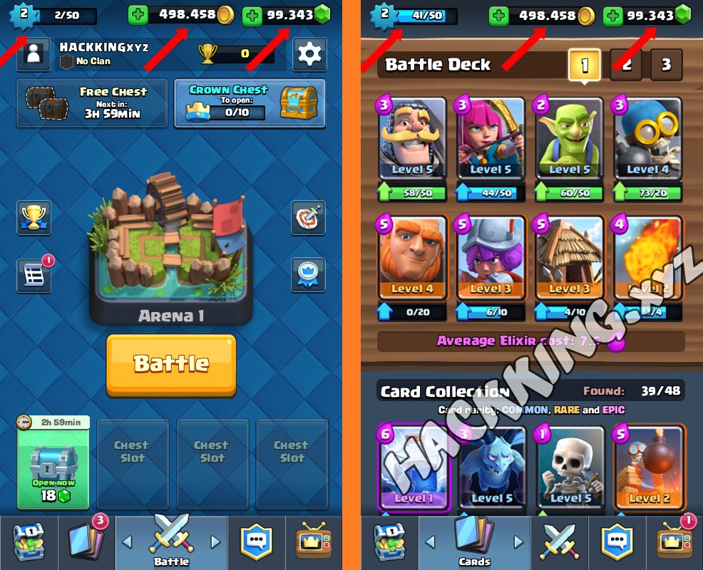 Trik Hack Clash Royale Memperoleh Gold dan Gems Gratis Blog Download