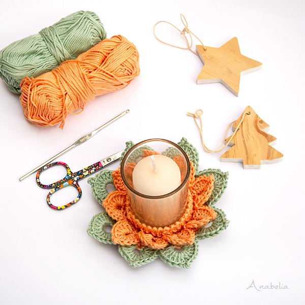 Christmas crochet arrangements, Anabelia Craft Design