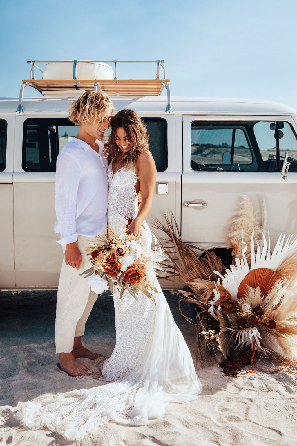 to the aisle australia | run away with me boho styled shoot perth Jypsea photography perth weddings sand dunes elopement bridal gowns hair makeup florals styled boho
