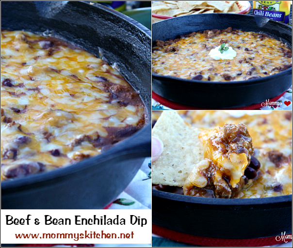 Cheesy Beef and Bean Enchilada Dip — Mommy's Kitchen