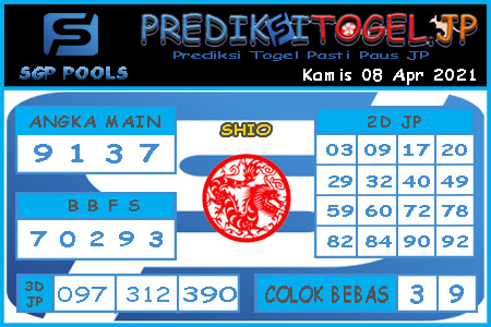 Prediksi Togel Singapura Kamis 08 April 2021 Prediksi Togel Sgp Hari Ini