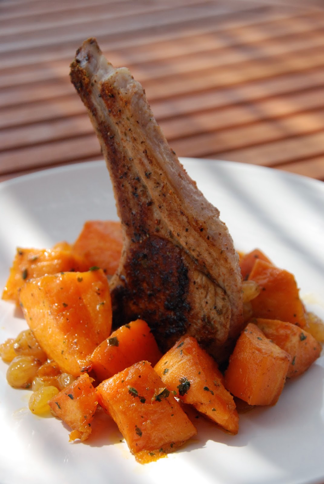 La cuisine de Lux Tajine de patates douces