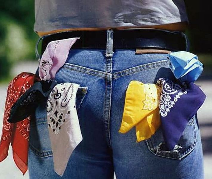 Gay big black cocks Handkerchief color codes gay