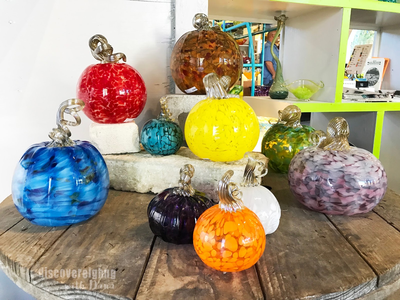 Discovereighng with Dana Glass Blowing in Salado, Texas