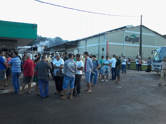 Resultado de imagem para trabalhadores da cargill em ilheus entraram de greve