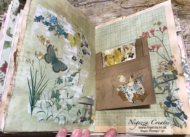 Nigezza Creates My First Junk Journal: Finishing Off Pages #4