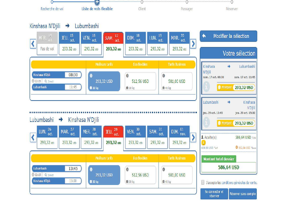 DR Congo Airline Blog Congo Airways vols inauguraux effectues ce